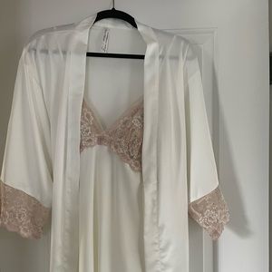 Bridal Robe and slip